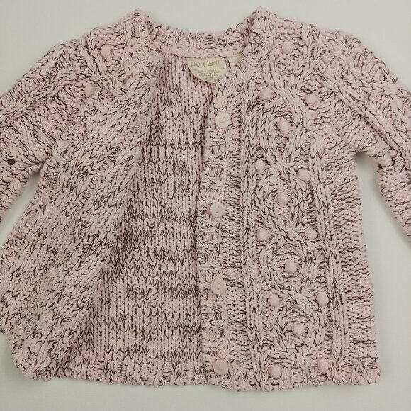 Petit Lem Cable Knit Bobble Cardigan 12 Months - Picture 10 of 12